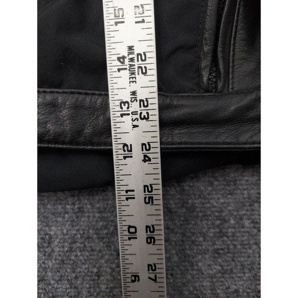 Polaris leather Motorcycle Jacket Mens Large Black Hein Gericke Biker Moto - Picture 6 of 16